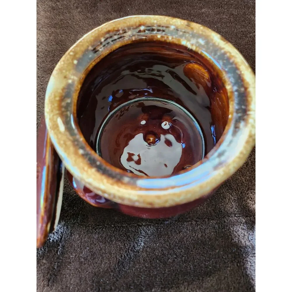 Vintage Hull Pottery bean pot